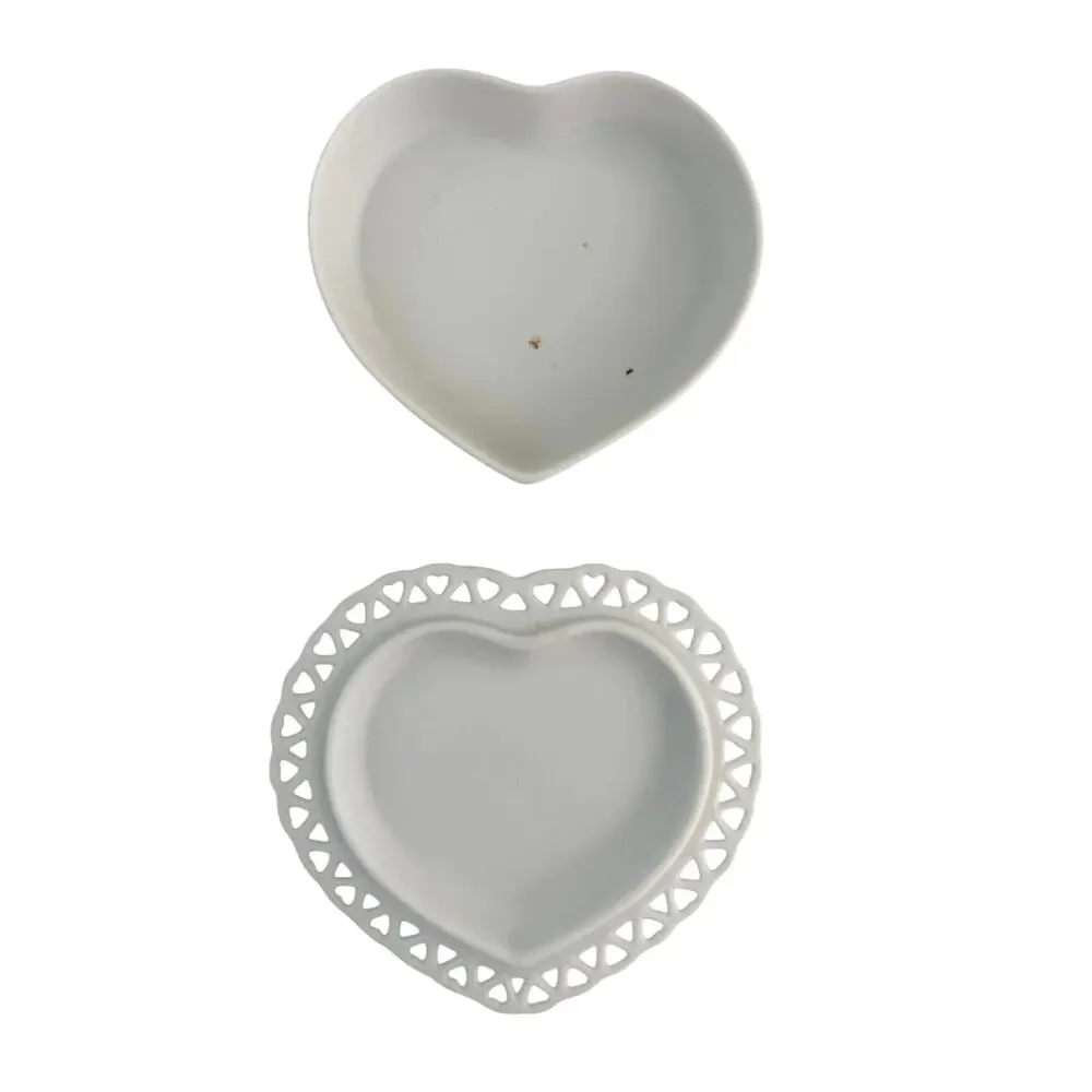 Enesco Precious Moment bundle of 4 (2 trinket boxes, 1 pendant, 1 mini vase